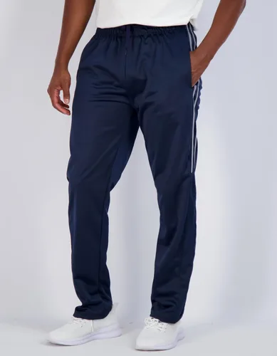 Vista 4 de Real Essentials Paquete de 3 Pantalones deportivos de tricot, informales, deportivos y activos, con parte inferior abierta y bolsillos para hombre