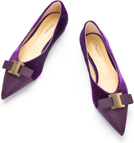 Vista 9 de C.Paravano Zapatos planos para mujer Zapatos de ballet con punta Negro