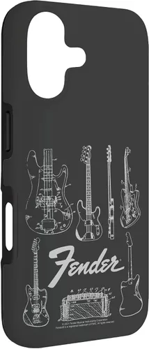 Vista 3 de Fender Carcasa de Guitars Line Art para iPhone 17