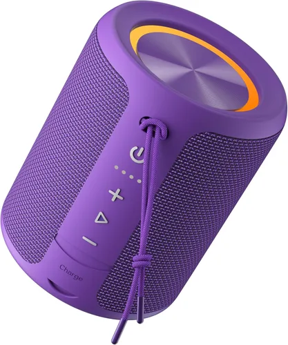 Vista 12 de Altavoz Bluetooth portátil, IPX7 impermeable altavoz inalámbrico con sonido estéreo fuerte de 20 W, tiempo de reproducción de 15 horas y luz RGB
