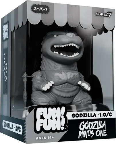 Vista 2 de Super7 Fun! Fun! Figura de vinilo Toho Godzilla Minus One (escala de grises) de 5 pulgadas, kaiju coleccionable, edición limitada, exclusivo