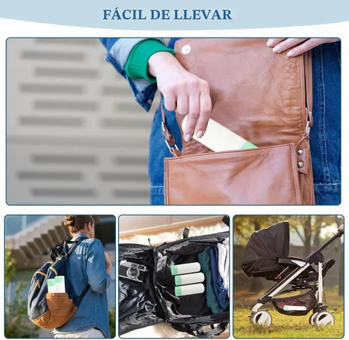 Vista 6 de Paquete de 200 forros portátiles para silla de orinal con cordón, bolsas desechables de asiento de inodoro de entrenamiento para niños, niños 200