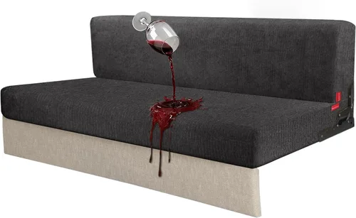Vista 40 de Fundas de cojín impermeables para sofá, funda elástica lavable con diseño elástico antideslizante, protector de muebles para mascotas y niños