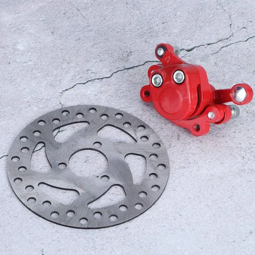 Vista 2 de Rotor de freno de kart, pinza de freno de kart, sistema de freno de kart, pinza de freno de disco de 4.724 in, pinza de freno para 43 47 Kart
