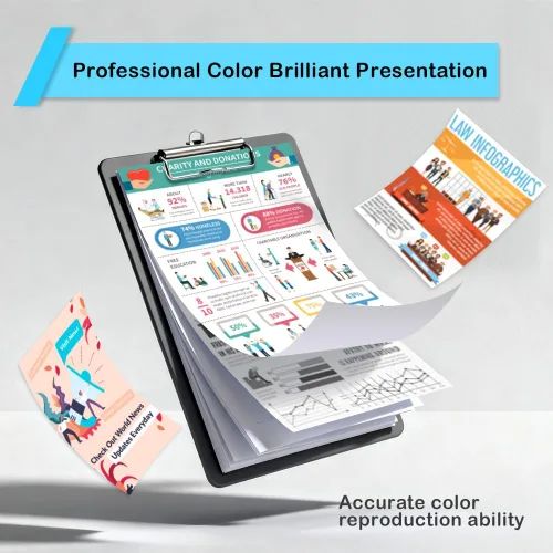 Vista 4 de Cartuchos de tinta de impresora 65 65xL, color negro, paquete combinado de repuesto para HP Ink 65 HP65 XL 65XL negro y uso de color con HP Envy