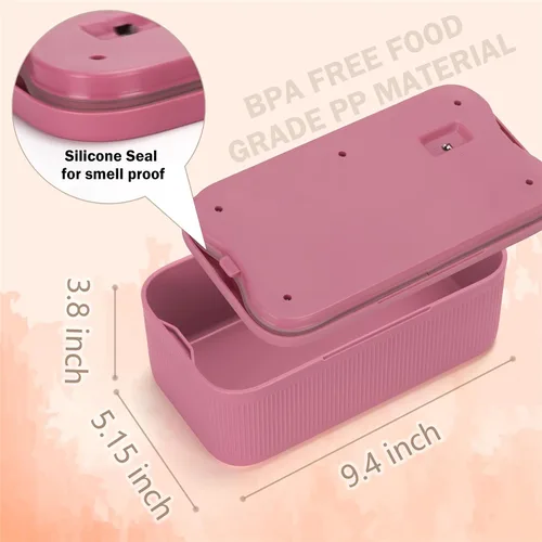 Vista 2 de Caja de Almacenamiento con Cerradura, Estuche Seguro para Medicamentos, Caja de Seguridad para Refrigerador para Artículos Personales Privados