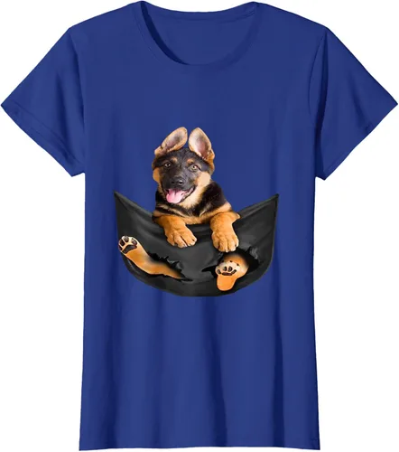 Vista 85 de Dog Lovers Gifts - Camiseta divertida con cara de perro con bolsillo, Negro, S