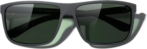 Vista 6 de MERRY'S - Gafas de sol deportivas rectangulares, lentes polarizados con protección UV400, para hombres y mujeres, gafas para ciclismo, conducción