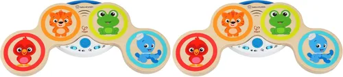 Vista 14 de Baby Einstein Upbeat Tunes Magic Touch - Tambor de madera Juguete musical, a partir de 6 meses Tambores Bongo