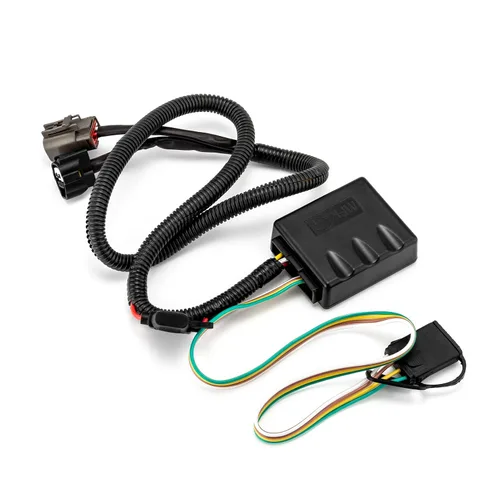 Vista 9 de WeiSen - Arnés de cableado de remolque plano de 4 vías personalizado Plug & Play, conector de cableado de 4 vías compatible con Hyundai Santa Fe GLS