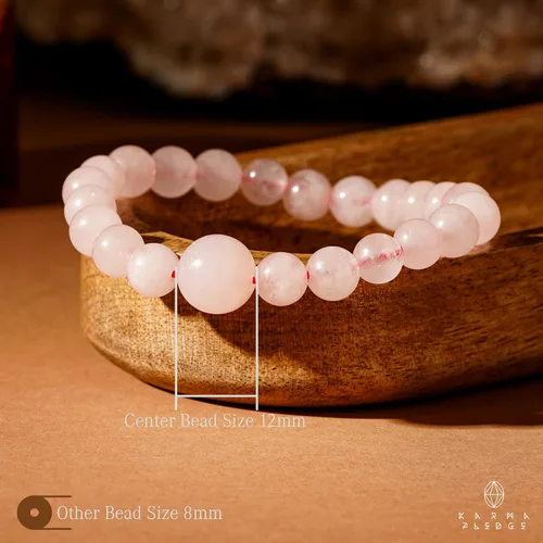 Vista 3 de Pulseras de cristal curativo para mujeres y hombres, espiritual, energía positiva y equilibrio, pulseras de cuentas de cristal natural hechas a mano