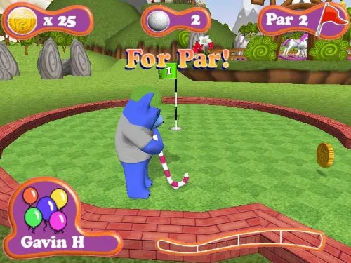 Vista 3 de Gummy Bears Mini Golf - Nintendo Wii
