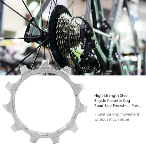 Vista 8 de Keenso 11T Cog - Piezas de rueda libre de bicicleta de 9 velocidades, engranajes de casete de acero de alta resistencia, piezas de rueda libre