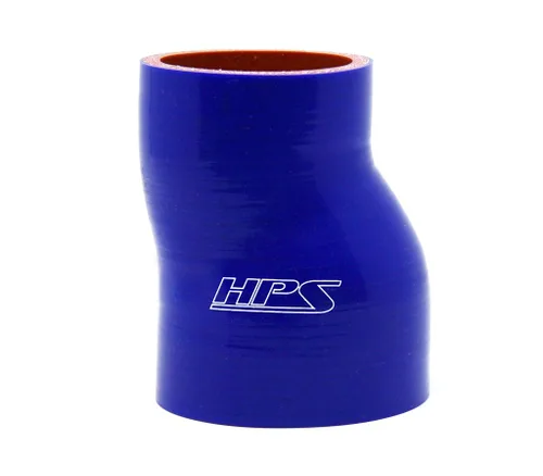 Vista 4 de HPS Rendimiento 2-1/2" - 3" ID, 6" de longitud, manguera de acoplador reductor de compensación de silicona, alta temperatura reforzada de 4 capas