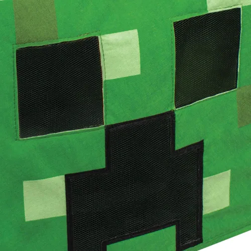 Vista 2 de Cabeza de bloque de Minecraft accesorios oficiales de disfraz de Minecraft máscara de disfraz de tamaño único