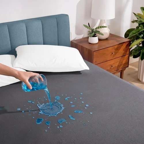 Vista 13 de Bare Home Protector de colchón tamaño Twin, 100% impermeable y transpirable, funda de colchón refrescante, protege contra derrames, sin vinilo, sin