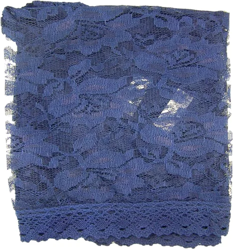 Vista 7 de Velo tradicional de longitud capilla azul marino, 41 pulgadas, paquete de 2, Azul