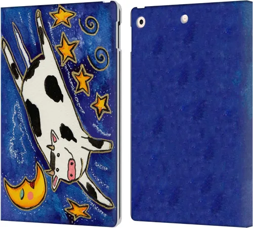 Vista 16 de Head Case Designs Wyanne - Funda de piel con licencia oficial de Wyanne Blue Watercolour Bear Animals 2, compatible con Apple iPad 10.2