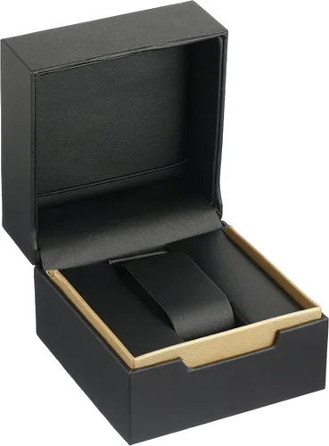 Vista 3 de Akribos XXIV AK896 - Reloj con esfera de cristal pavé para mujer, bisel de diamantes con borde elevado en correa de cuero genuino