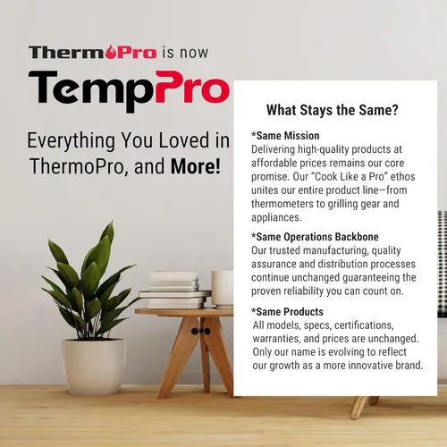 Vista 8 de ThermoPro TP53 - Higrómetro digital Termómetro interior para el hogar, sensor de temperatura y humedad con indicador de confort y registros