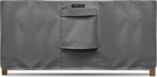 Vista 9 de Funda resistente para muebles de exterior – Fundas cuadradas y rectangulares impermeables con rejillas de ventilación – Funda de poliéster
