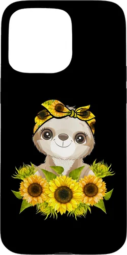 Vista 31 de Sunflower Garden Sloth Gardening Case for iPhone 17