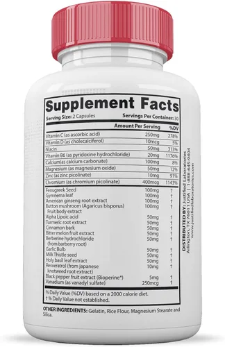 Vista 5 de Gluco Renu Extreme 1295MG Glyco Support Píldoras Fórmula Advacned Gluo Renew Soporte de glucógeno formulado con cúrcuma berberina resveratrol ajo