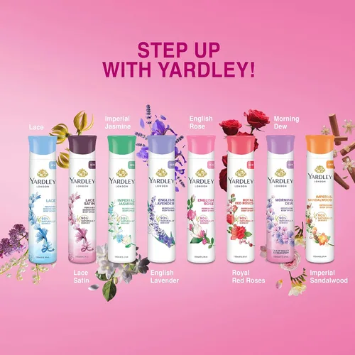 Vista 12 de Yardley English Rose Body 5.1 fl oz 5 oz Spray corporal refrescante (Jazmín, 5.07 onzas líquidas (paquete de 1))