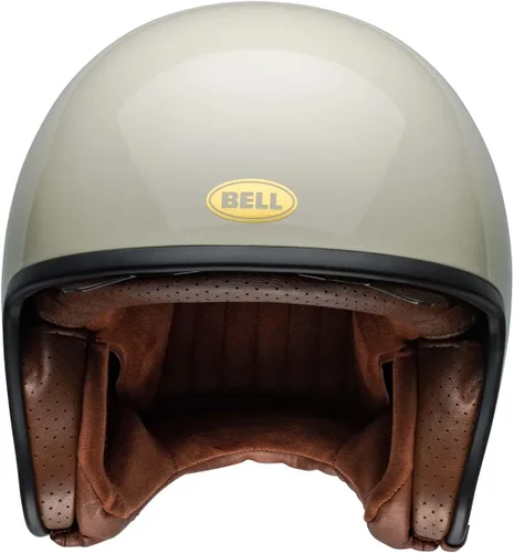 Vista 2 de Casco de moto BELL TX501 Culture 2-Blanco (Gloss Vintage White)