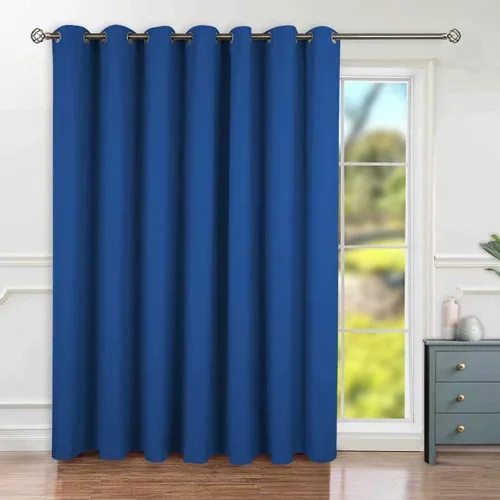 Vista 60 de BGment Cortina Oscurecedora para Puerta Corredera, Cortina Divisoria Opaca Ancha para Sala de Estar de 84 Pulgadas de Largo, Cortina Térmica de Rosa