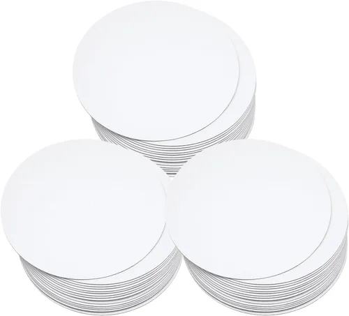 Vista 9 de qiqee 40 paquetes de tableros para tartas redondos de 12 pulgadas, base circular de cartón de grado alimenticio negro