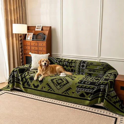 Vista 43 de STACYPIK Funda de sofá impermeable para perros y gatos, antideslizante, color caqui, para mascotas, resistente al agua, protector de muebles