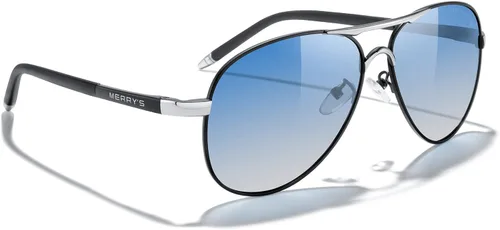 Vista 84 de MERRY'S, UV400 S8513, gafas de sol polarizadas para conducir, marco irrompible, para hombre.