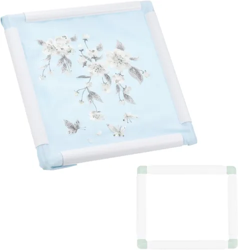 Vista 10 de PATIKIL Aros de bordado, marco universal de aro para bordar, reutilizable, cuadrado, rectangular, de plástico, para manualidades, costura