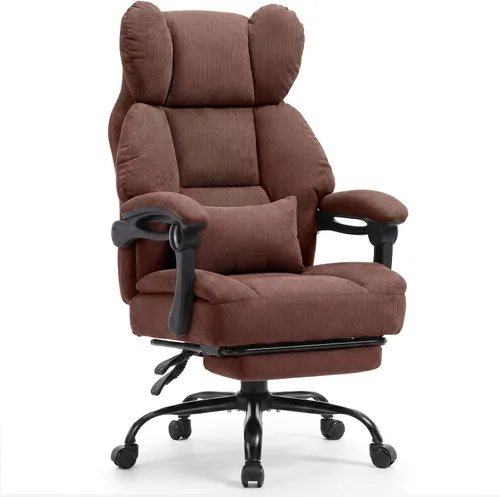 Vista 11 de GTPLAYER Big&Tall Silla ergonómica para juegos, asiento de resorte ancho, reposabrazos de conexión, azul