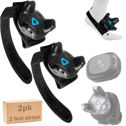 Vista 72 de Skywin VR Tracker Belt & VR Tracker Straps for HTC Vive System, 2 Pack Adjustable Belt and Hand Straps for VR Full Body Tracking