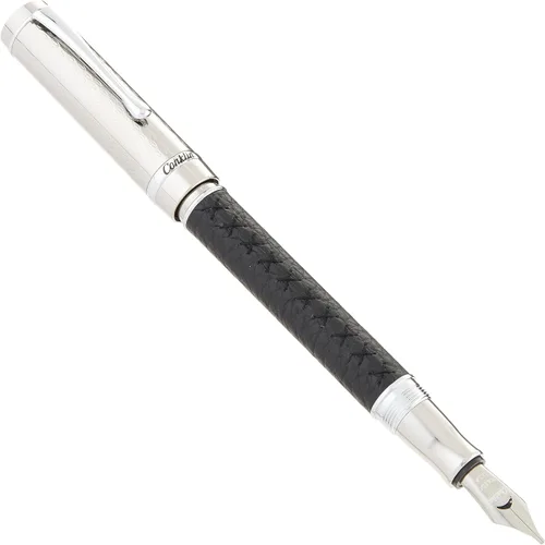 Vista 17 de Conklin Duragraph - Pluma estilográfica ámbar, punta media de oro macizo de 14 quilates, elegante herramienta de escritura con acabado ámbar cálido