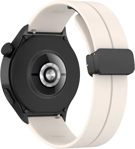 Vista 5 de FitTurn Correa de reloj de 0.866 pulgadas para HUAWEI Watch 4 Pro/Watch 4 3 3pro 2 Pro 2 Ultimate Classic, correa de reloj plegable magnética