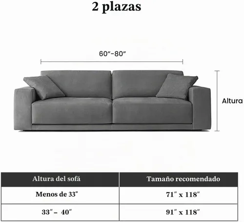 Vista 6 de MEETSKY funda para sofá de 2 plazas, fundas de sofá lavables de felpilla para sofá modular, fundas para mascotas con borlas, protector de muebles