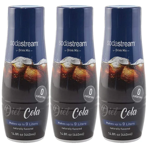 Vista 4 de SodaStream Mezcla de bebida Zero Strawberry Sandía, 14.8 onzas líquidas, paquete de 2