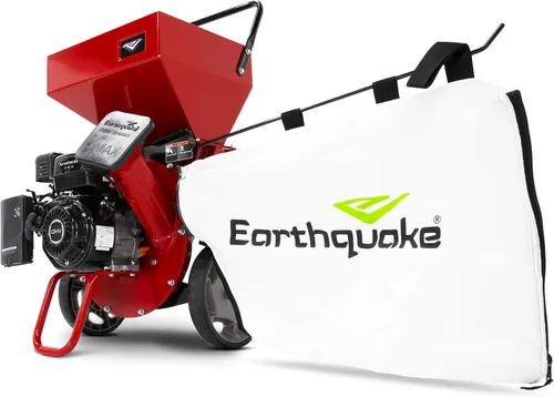 Vista 2 de Earthquake 33968 K32 Chipper Shredder, motor Viper de 212 cc de 4 ciclos de alta resistencia, tritura ramas de hasta 3 pulgadas de diámetro