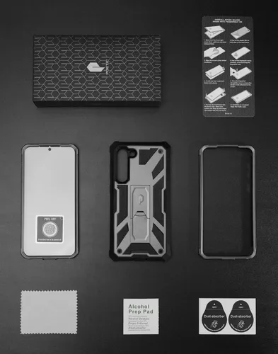 Vista 6 de Poetic Spartan - Funda para Galaxy S23+ Plus 5G de 6.7 pulgadas, identificación de huellas dactilares, funda resistente a prueba de golpes, soporte