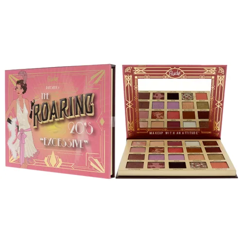 Vista 4 de Rude Cosmetics The Roaring 20s - Paleta de sombras de ojos excesivas para mujer, 0.84 onzas