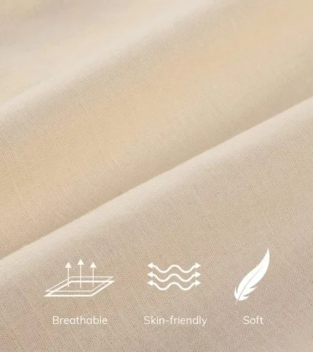Vista 7 de JMIERR Pantalones casuales de lino para hombre, ajuste holgado, piernas rectas, cintura elástica, pantalones de verano, playa, yoga