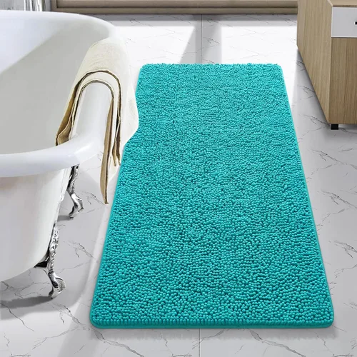 Vista 52 de LOCHAS - Alfombra de baño de lujo lanuda de 24 x 17 pulgadas, color beige