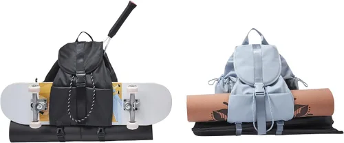 Vista 8 de EKE Mochila deportiva para gimnasio, yoga, tenis, regalo deportivo, versátil, para viajes, viajes, natación, patineta, bádminton, casual
