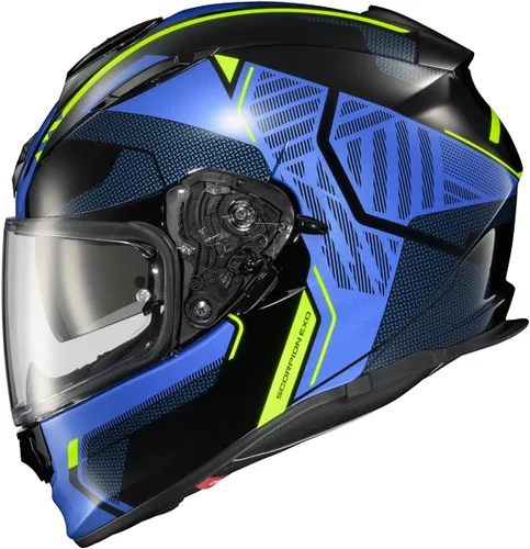 Vista 11 de ScorpionEXO Ryzer - Casco integral de motocicleta con visera Pinlock Ready con bolsillos para altavoz integrados, aprobado por DOT ECE