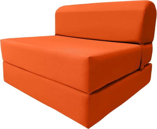 Vista 18 de D&D Futon Furniture. Silla plegable de espuma, sofá de estudio, colchón de espuma plegable para invitados (6 x 24 x 70 pulgadas, negro)