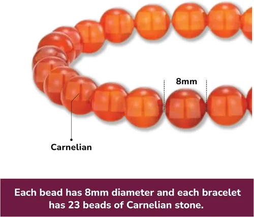 Vista 102 de Crystal Vibe Pulseras de cuentas de 0.315 in para mujeres y hombres, pulseras de cristal con piedras preciosas naturales, tamaño elástico ajustable