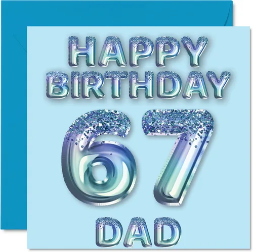 Vista 144 de Stuff4 Tarjeta de primer cumpleaños para niños, globo de fiesta con purpurina azul, tarjetas de feliz cumpleaños para niño de 1 año, nieto, hijo, 57